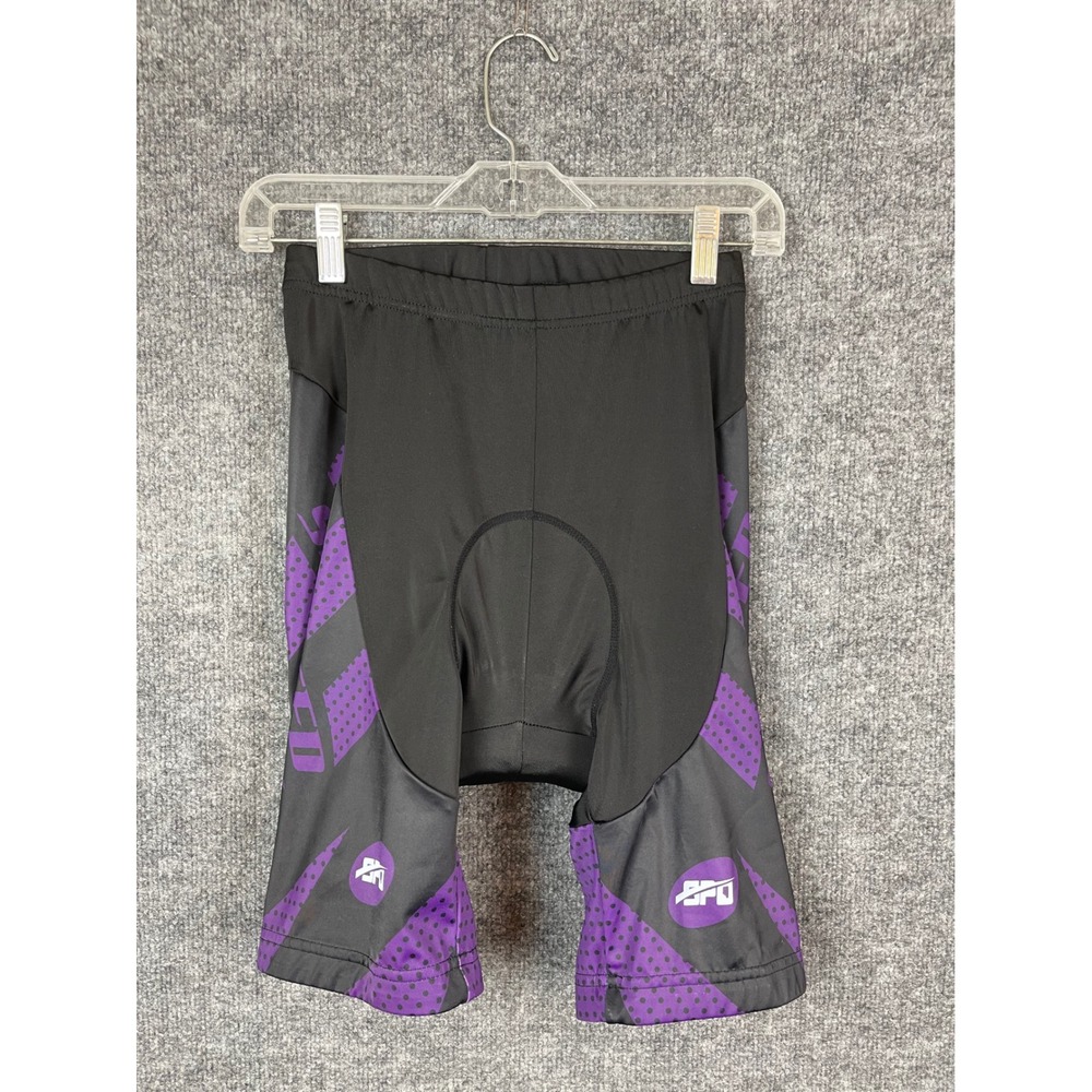 Sponeed Cycling Shorts Mens Medium Black Purple Padded Bike Shorts Excellent
